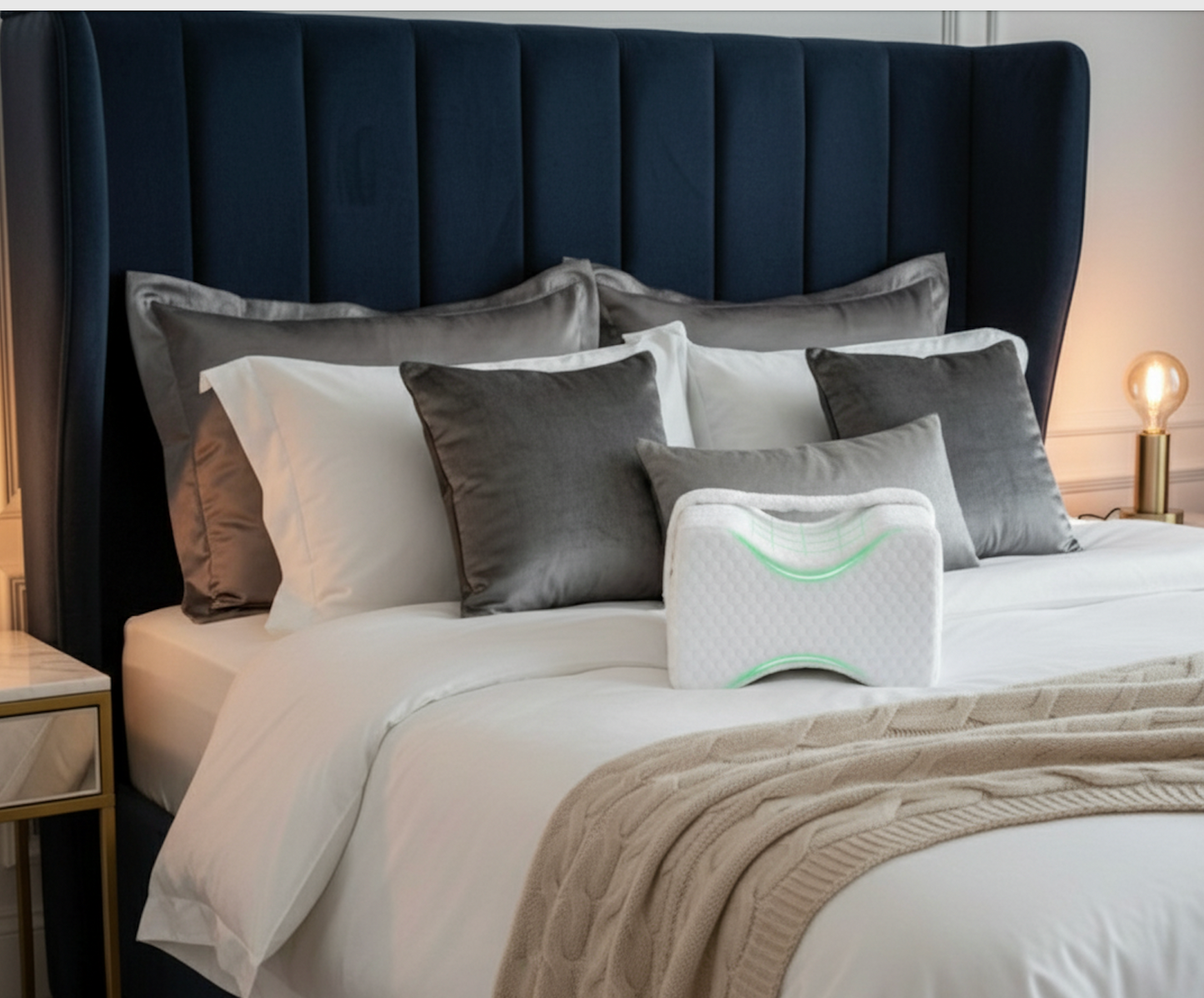 Swiss Comfort - Coussin Orthopédique pour Jambes